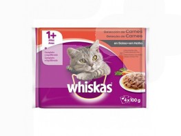 Imagen del producto Whiskas seleccion carne 4x100g (13uds)