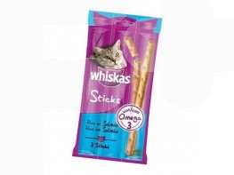 Imagen del producto Whiskas sticks salmon (3u/18gr) (x28)
