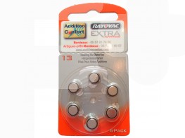 Imagen del producto Rayovac pilas audífono 13 naranja new advanced 6uds