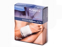 Imagen del producto MUÑEQUERA VELCRO INNOVA BLANCA T-PEQ/MED