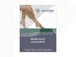 Imagen del producto Medilast Media corta cn puntera negro ts