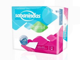 Imagen del producto Sabanindas normal 60x90 25uds