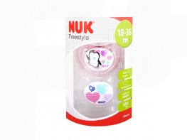 Imagen del producto Nuk Chupete freestyle silicona t.3 2u