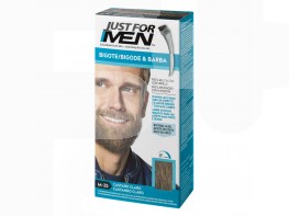 Imagen del producto Just for men bigote y barba colorante en gel castaño claro