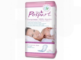 Imagen del producto Indasec pospart compresas 1ºdias algodón 12 unidades