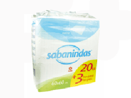 Imagen del producto Sabanindas extra protect 60x60cm 20 und