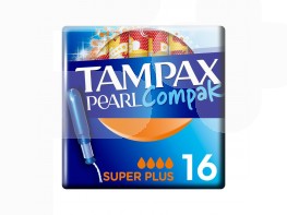 Imagen del producto Tampax compak pearl tampones con aplicador super plus 16u