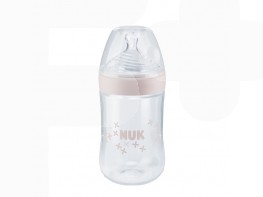 Imagen del producto Nuk biberón nature sense silicona pp 0-6 meses M 260ml
