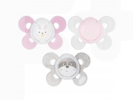 Imagen del producto Chicco Chupete physio silicona niña 0-6 meses 2u