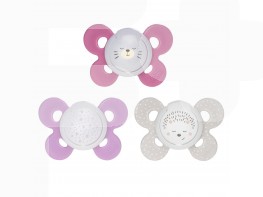 Imagen del producto Chicco Chupete physio silicona niña 16-36 meses 2u