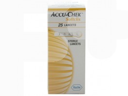 Imagen del producto SOFTCLIX II  25 LANCETAS           ROCHE