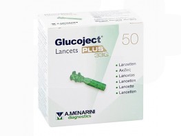 Imagen del producto GLUCOJECT  50 LANCETS PLUS 33G  MENARINI