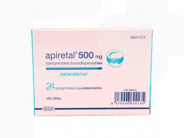 Imagen del producto Apiretal 500mg 24 comprimidos