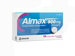 Imagen del producto Almax 500mg 48 comprimidos masticables