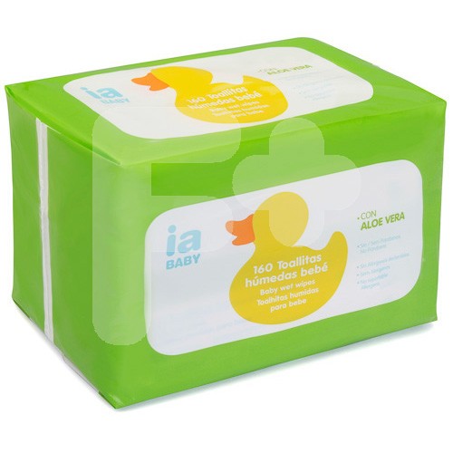 Interapothek toallitas bebé aloe vera 160uds
