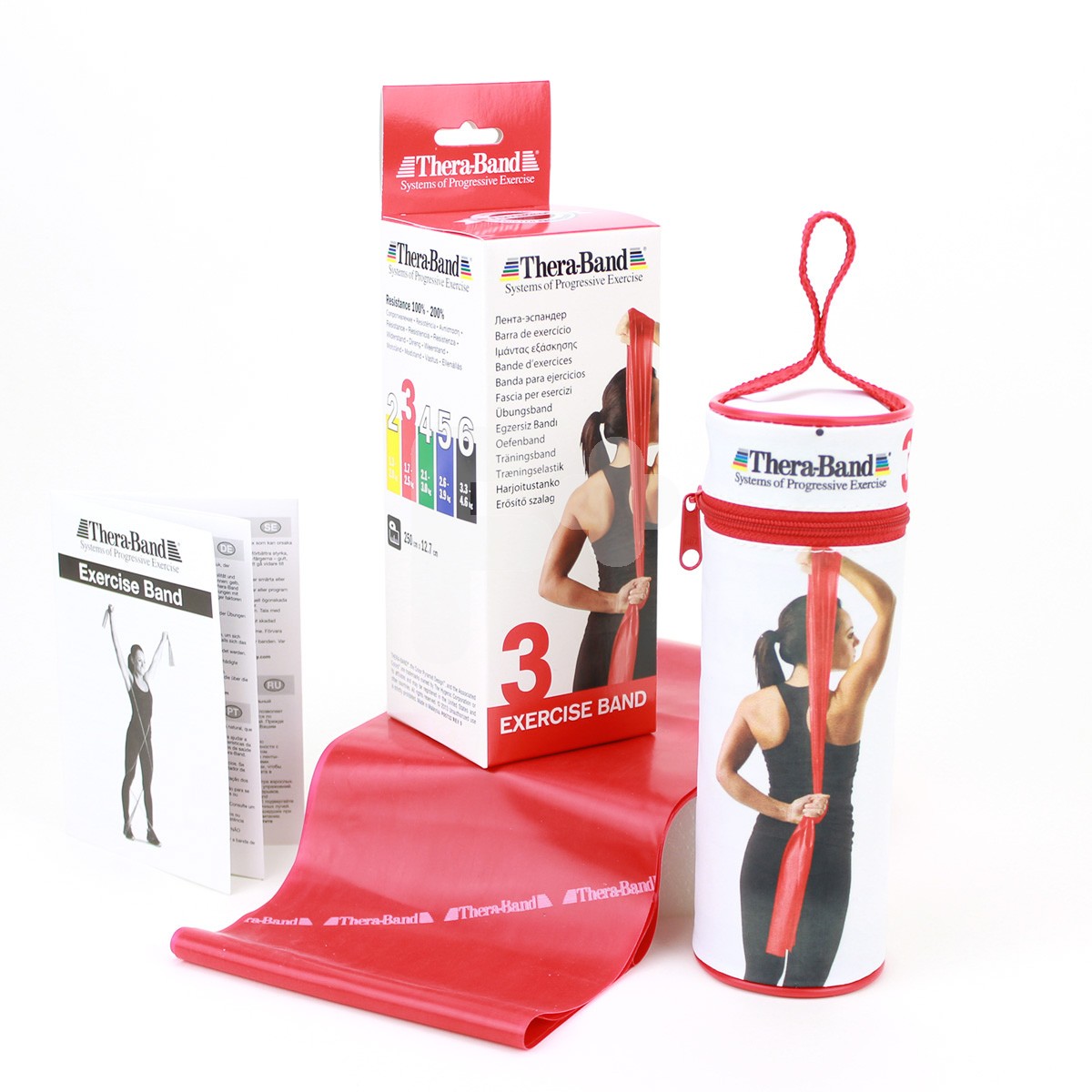 BANDA ELASTICA THERABAND ROJO H3100B