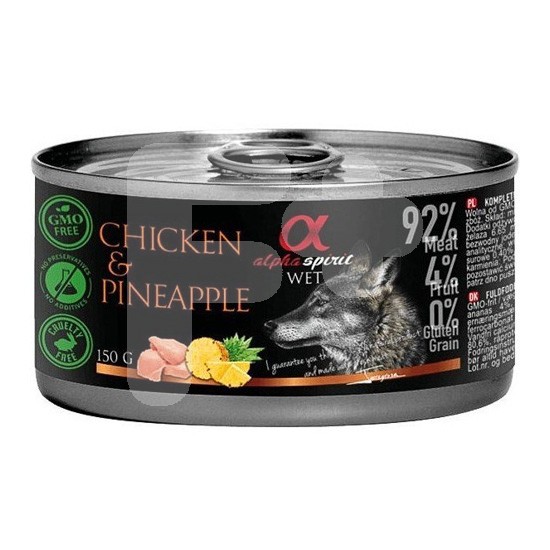 Alpha Spirit As lata pollo piña 6x400g