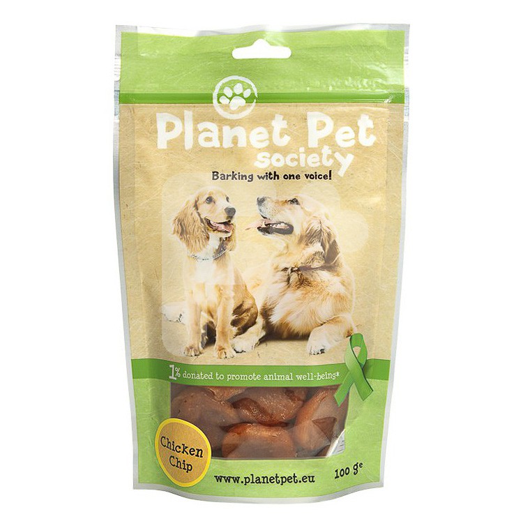 Planet Pet chip de pollo 100gr.