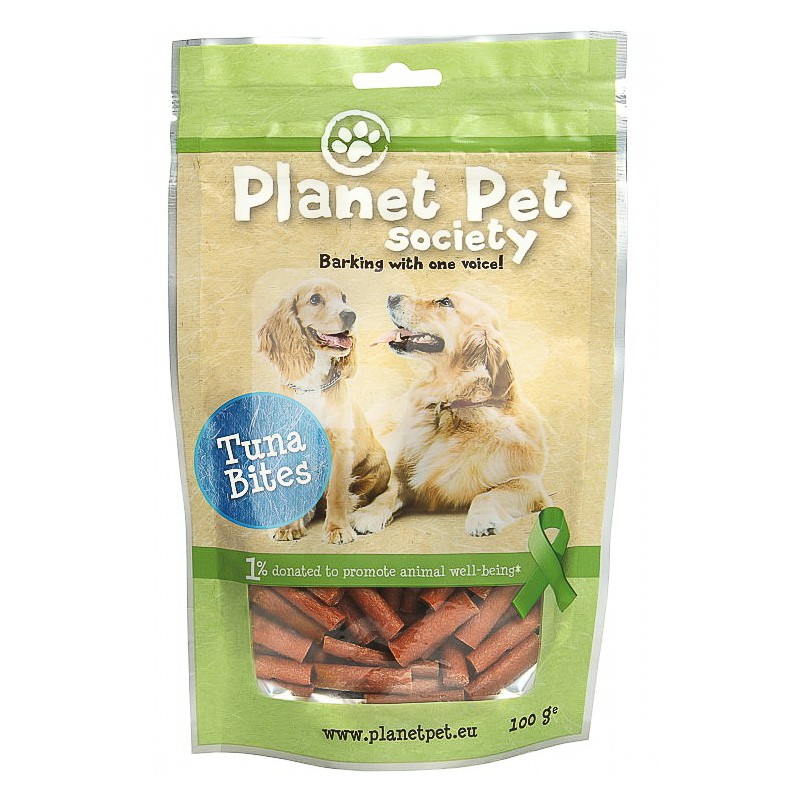 Planet Pet snack bites atun 100g