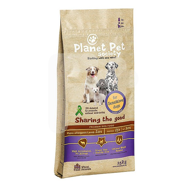 Planet Pet sensitive cordero y arroz 15k