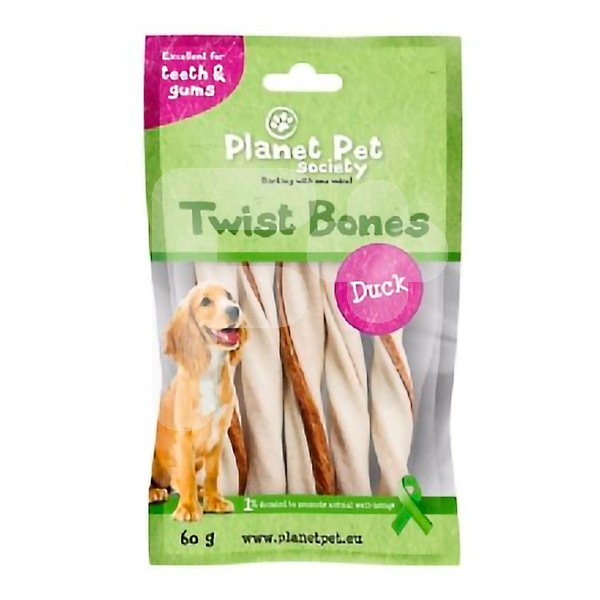 Planet Pet Pps duck twist bone 11,5cm, 5 pcs, 60 g