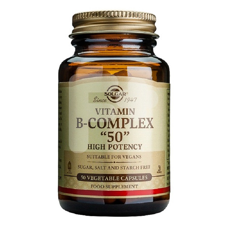 Solgar Vitamina B complex 50 cápsulas