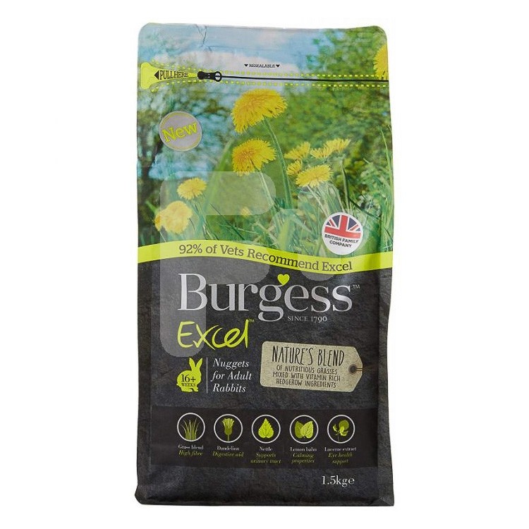 Burgess excel natures blend rabbit 1,5kg