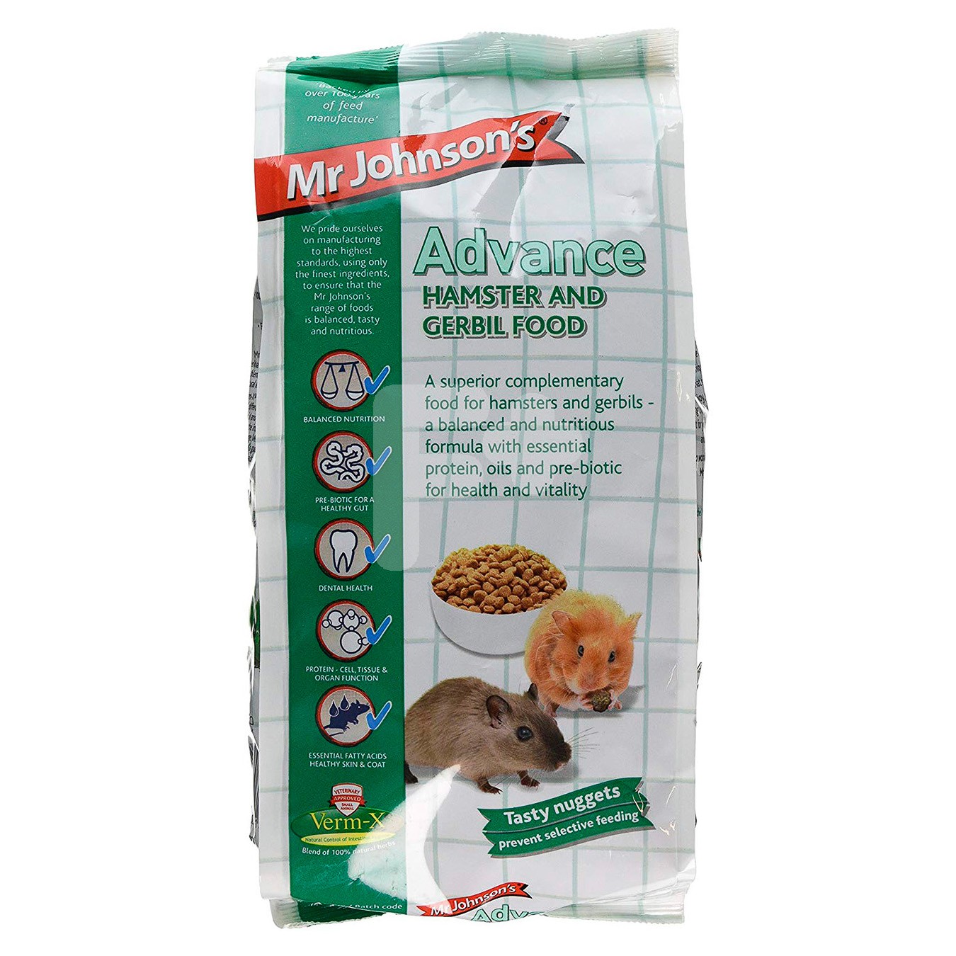 Burgess Hamster gerbil & mouse complete 750g