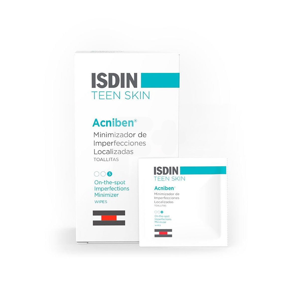 Isdin Teenskin imperfecciones toalli. 30uds