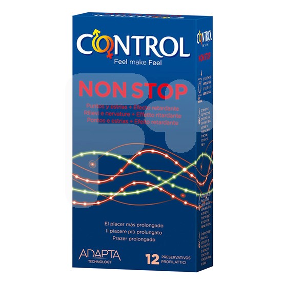 Control preservativo non stop 12 uds