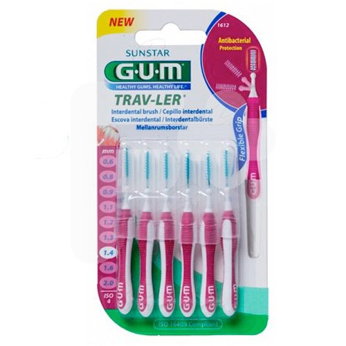 GUM CEPILLO INTERDENTAL TRAVLER 1612 1,4