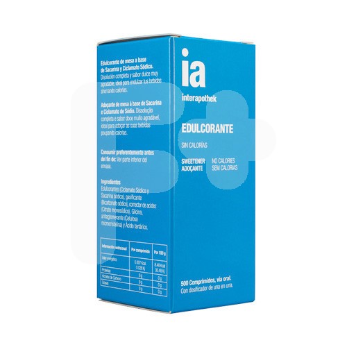 Interapothek edulcorante 500 comprimidos