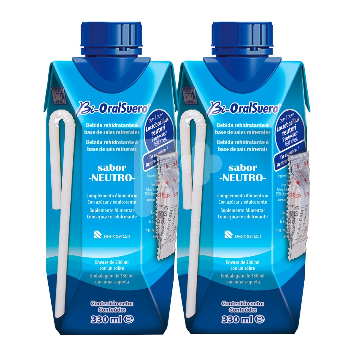 Bioralsuero Neutro Pack 2 brick X 330ml