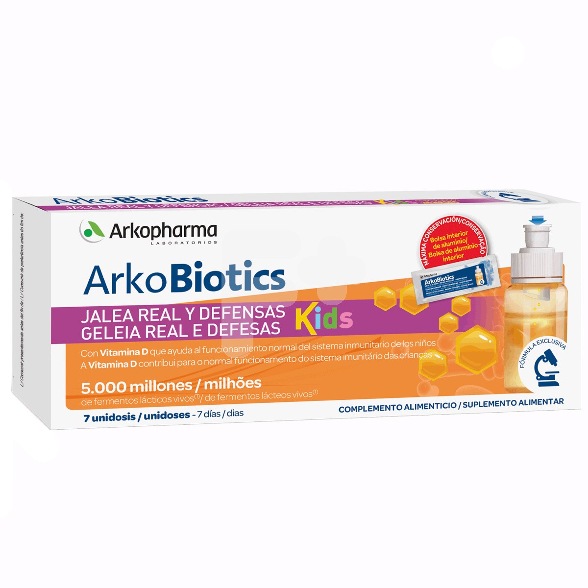 ARKOBIOTICS JALEA REAL NIÑOS 7 DOSIS