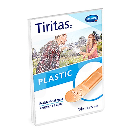 Hartmann tiritas plastic carterita 19x72mm 14u