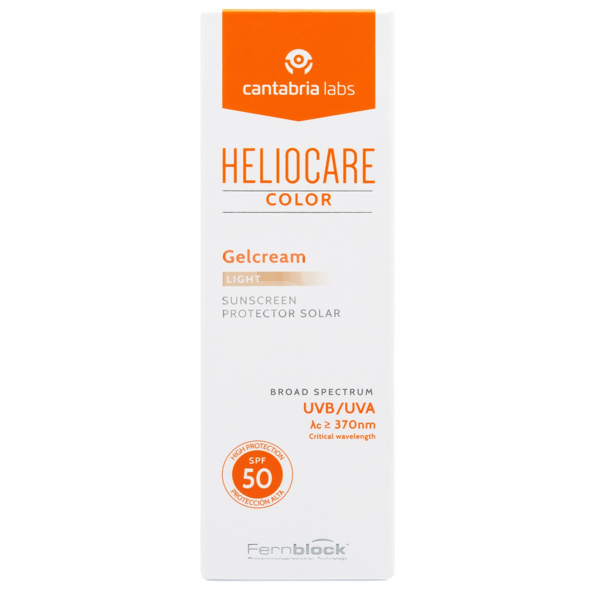 Heliocare gelcream color light spf50 50ml