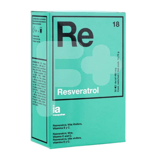 Interapothek resveratrol 30 cápsulas