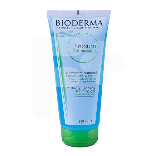 Bioderma Sebium gel moussant s/deterge tubo 200ml