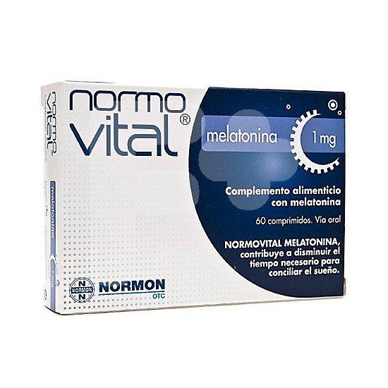 Normovital melatonina 1mg 60 comprimidos
