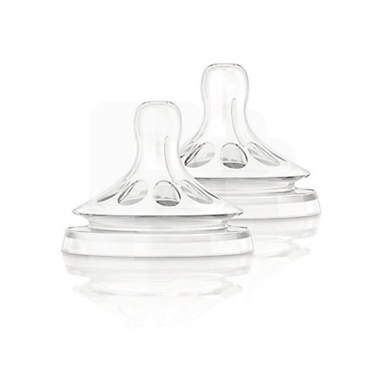 Avent natural tetina líquidos espesos +6m 2uds