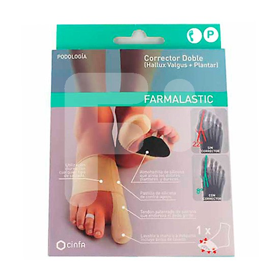 CORRECTOR DOBLE PIE IZQUIERDO T/P