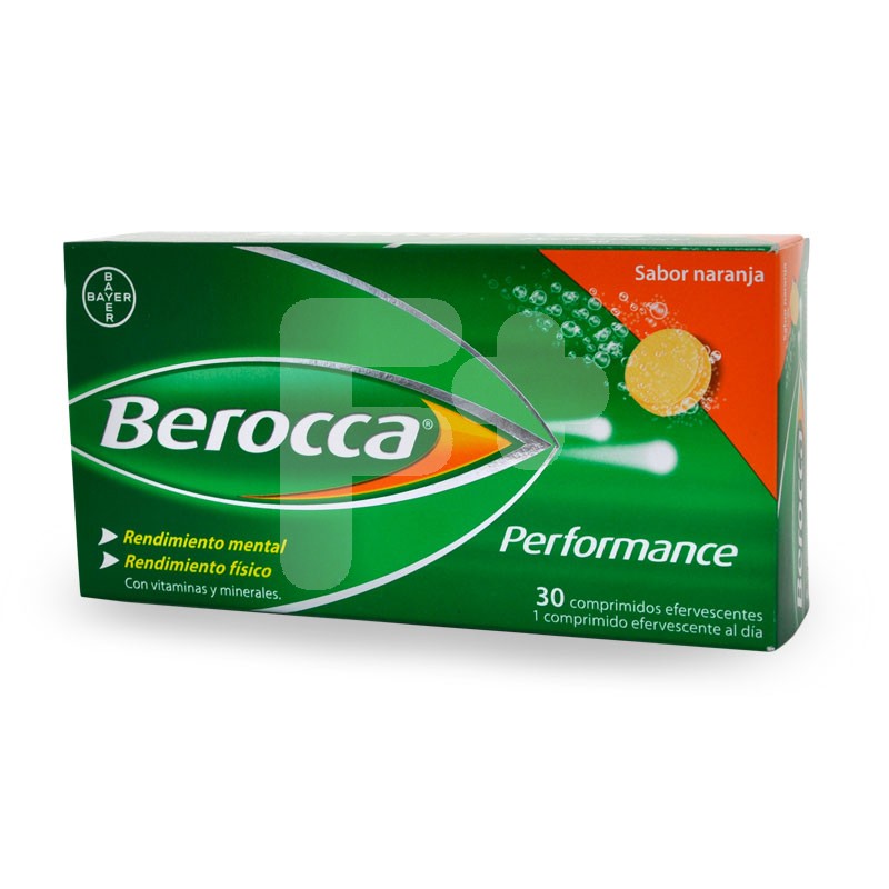 BEROCCA PERFORMANCE 30 COMP EFER NARANJA