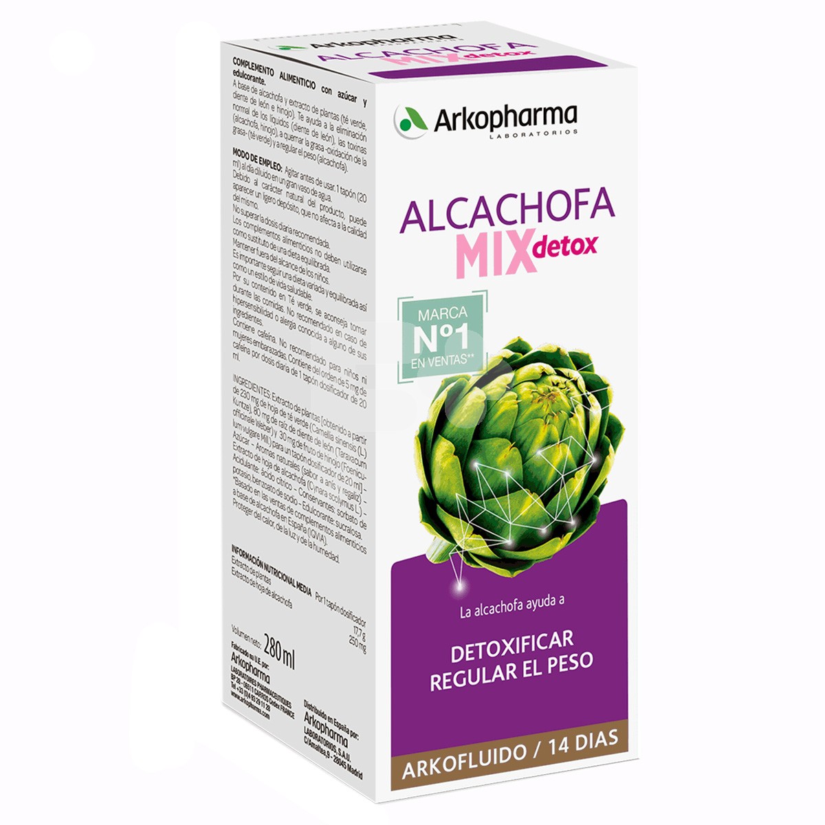 ARKOFLUIDO ALCACHOFA MIX 280 ML