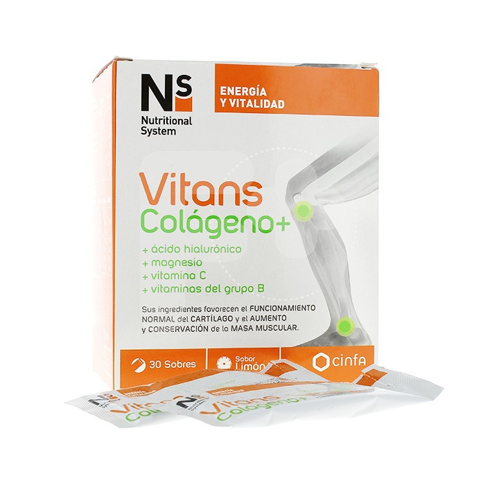 N+S COLAGENO 30 SOBRES SABOR LIMON