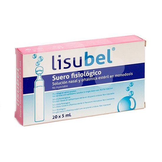 Lisubel suero fisiologico 20 monod x 5ml