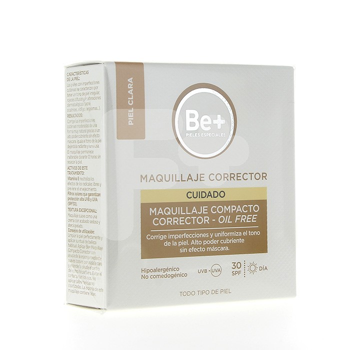 Be+ maquillaje compac spf30 p/clara 10gr