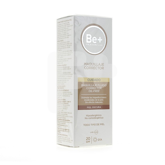 Be+ maquillaje fluido spf20 p/oscura 40m