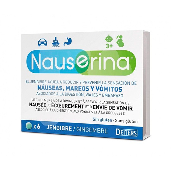 Nauserina 6 comprimidos