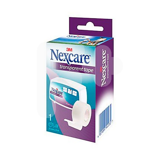Nexcare esparadrapo transpa rollo 2,5x5m