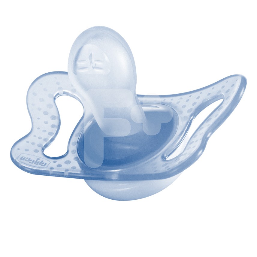 Chicco Chupete micro silicona azul 0-2 meses 2 uds